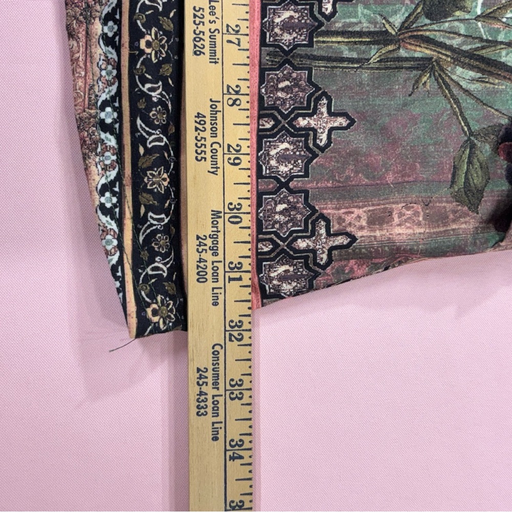 Boho Green Floral Midi Dress. Sz 2X. NWOT. Great Condition. Beautiful! - Picture 11 of 11